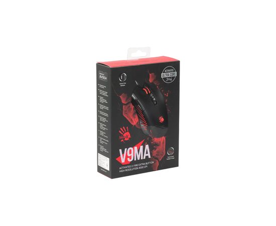 Мышка A4Tech Bloody V9MA Black, изображение 6 Мышка A4Tech Bloody V9MA Black, изображение 6