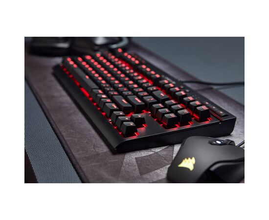 Клавиатура Corsair K63 Cherry MX Red UA USB Black (CH-9115020-RU), изображение 4 Клавиатура Corsair K63 Cherry MX Red UA USB Black (CH-9115020-RU), изображение 4