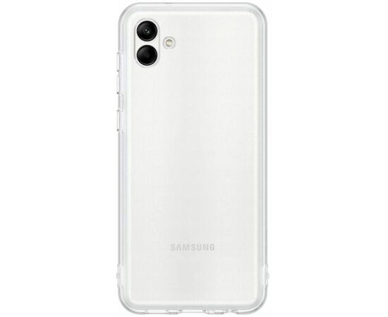 Чехол для моб. телефона Samsung Samsung A04 Soft Clear Cover Transparency (EF-QA045TTEGRU), изображение 2 Чехол для моб. телефона Samsung Samsung A04 Soft Clear Cover Transparency (EF-QA045TTEGRU), изображение 2