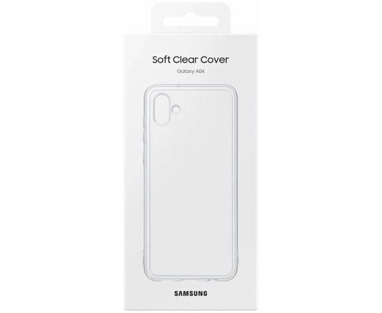 Чехол для моб. телефона Samsung Samsung A04 Soft Clear Cover Transparency (EF-QA045TTEGRU), изображение 5 Чехол для моб. телефона Samsung Samsung A04 Soft Clear Cover Transparency (EF-QA045TTEGRU), изображение 5