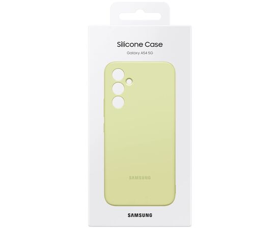 Чехол для мобильного телефона Samsung Samsung A54 Silicone Case Lime (EF-PA546TGEGRU), изображение 5 Чехол для мобильного телефона Samsung Samsung A54 Silicone Case Lime (EF-PA546TGEGRU), изображение 5