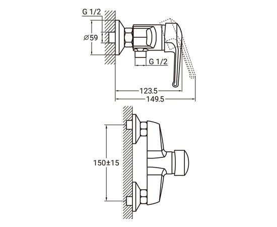 Смеситель AQUATICA HM-1D131C, изображение 6 Смеситель AQUATICA HM-1D131C, изображение 6
