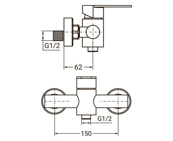 Смеситель AQUATICA HT-1D171P, изображение 3 Смеситель AQUATICA HT-1D171P, изображение 3