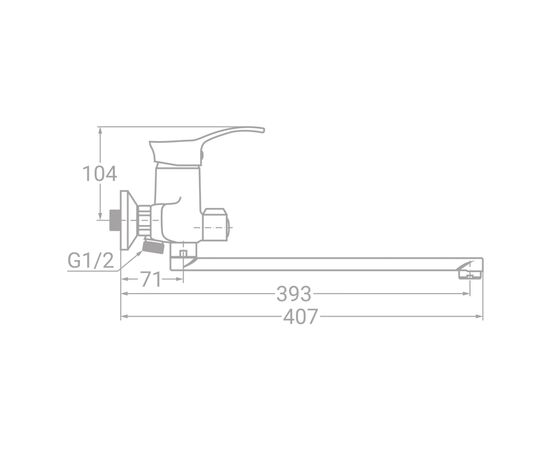 Смеситель TAU SM-2C244C (9843220), изображение 3 Смеситель TAU SM-2C244C (9843220), изображение 3