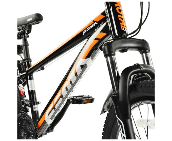 Детский велосипед Royal Baby Fema MTB 1.0 24" Official RU 2021 Черный (RB24-10-BLK), изображение 3 Детский велосипед Royal Baby Fema MTB 1.0 24" Official RU 2021 Черный (RB24-10-BLK), изображение 3
