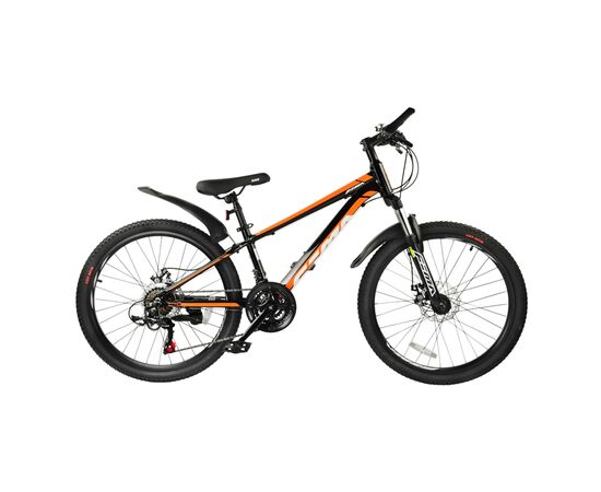 Детский велосипед Royal Baby Fema MTB 1.0 24" Official RU 2021 Черный (RB24-10-BLK)