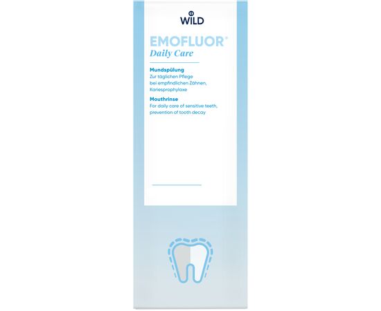 Ополаскиватель для полости рта Dr. Wild Emofluor Daily Care 500 мл (7611841702423), изображение 2 Ополаскиватель для полости рта Dr. Wild Emofluor Daily Care 500 мл (7611841702423), изображение 2