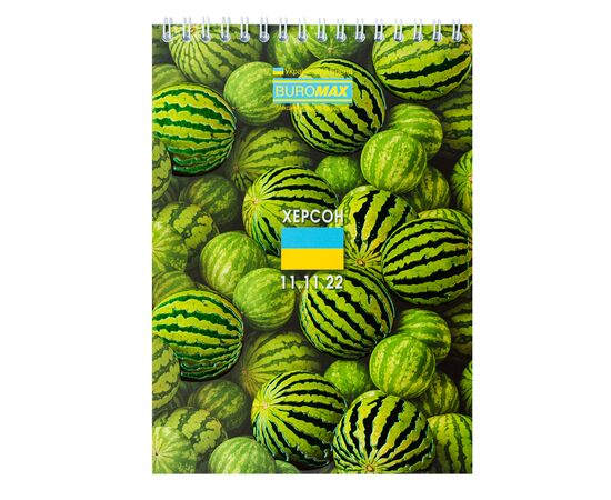 Блокнот Buromax на пружине сверху Patriot HEROIC CITIES A5 48 листов в клетку (BM.24545108), изображение 3