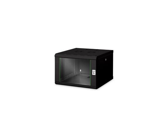 Шкаф настенный Digitus Wall Mounting Unique 19" 7U 600x600, RAL 9005 (DN-1907U-6/6-SW)