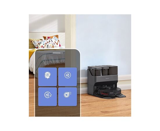 Пылесос Xiaomi Roborock S7 Max V Ultra Black (S7MU52-00), изображение 3 Пылесос Xiaomi Roborock S7 Max V Ultra Black (S7MU52-00), изображение 3