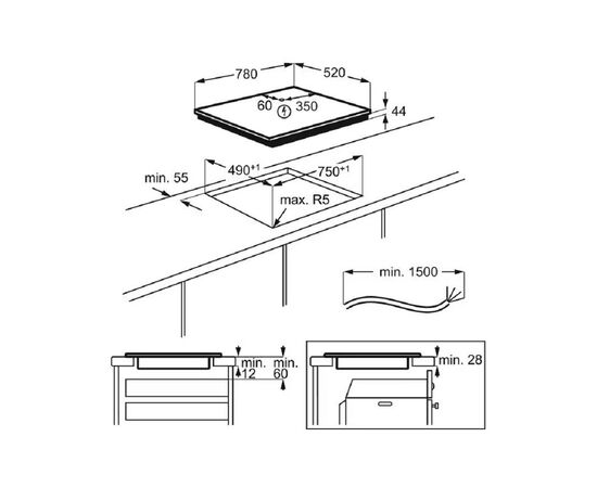Варочная поверхность Electrolux EIV87675, изображение 5