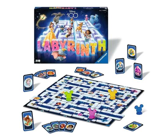 Настольная игра Ravensburger Безумный лабиринт. 100 лет Диснея, немецкий (PS020), изображение 2 Настольная игра Ravensburger Безумный лабиринт. 100 лет Диснея, немецкий (PS020), изображение 2