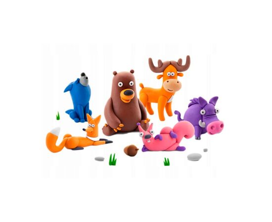 Набор для творчества Lipaka самостоятельно твердеющего пластилина Лесные звери (15022-UA01), изображение 4 Набор для творчества Lipaka самостоятельно твердеющего пластилина Лесные звери (15022-UA01), изображение 4