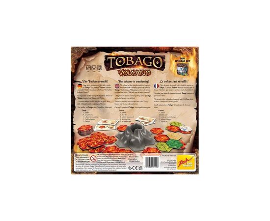 Настольная игра Zoch Тобаго: Вулкан (Tobago: Volcano) , английский (PS053), изображение 5 Настольная игра Zoch Тобаго: Вулкан (Tobago: Volcano) , английский (PS053), изображение 5