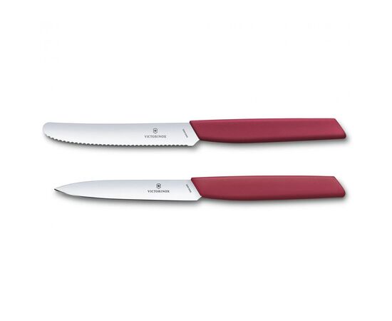 Набор ножей Victorinox Swiss Modern Paring Set 2шт Red (6.9096.2L4), изображение 2 Набор ножей Victorinox Swiss Modern Paring Set 2шт Red (6.9096.2L4), изображение 2