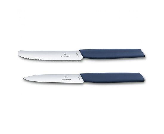 Набор ножей Victorinox Swiss Modern Paring Set 2шт Blue (6.9096.2L3), изображение 2 Набор ножей Victorinox Swiss Modern Paring Set 2шт Blue (6.9096.2L3), изображение 2