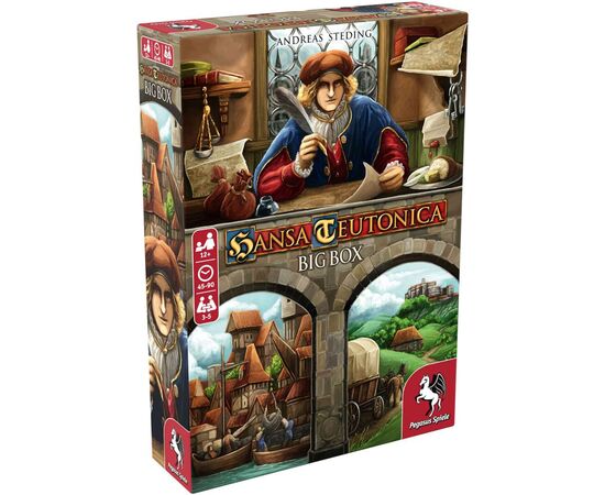 Настільна гра Pegasus Spiele Ганзейський союз: Повне видання (Hansa Teutonica Big Box) німецька, англійська (PS029)