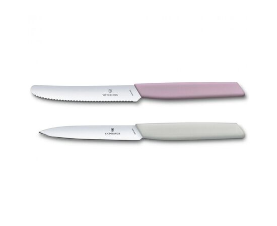 Набір ножів Victorinox Swiss Modern Paring Set 2шт Gray/Pink (6.9096.2L2), зображення 2 Набір ножів Victorinox Swiss Modern Paring Set 2шт Gray/Pink (6.9096.2L2), зображення 2