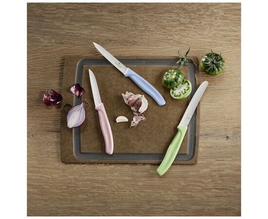 Набор ножей Victorinox SwissClassic Paring Set 3 шт Light Pink, Blue, Green (6.7116.34L3), изображение 3