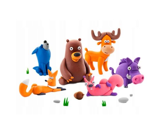 Набір для творчості Lipaka Ліпака – Лісові звірі: Ведмедик, олень, кабанчик (60044-UA01), зображення 4 Набір для творчості Lipaka Ліпака – Лісові звірі: Ведмедик, олень, кабанчик (60044-UA01), зображення 4