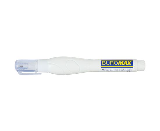 Корректор Buromax ручка 10 мл, спиртовая основа, металлический наконечник (BM.1036), изображение 2 Корректор Buromax ручка 10 мл, спиртовая основа, металлический наконечник (BM.1036), изображение 2