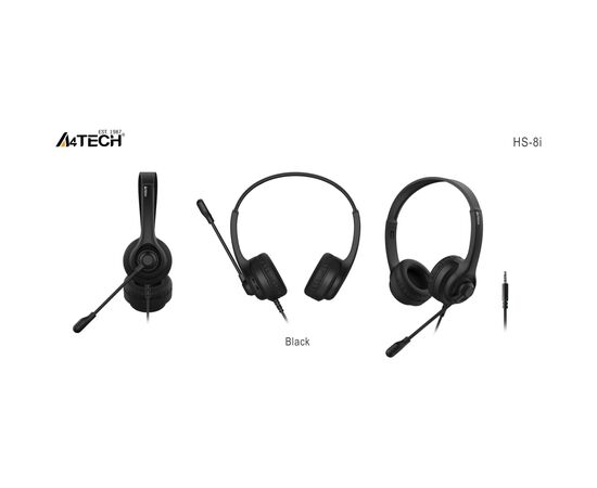 Навушники A4Tech HS-8i Black, зображення 4 Навушники A4Tech HS-8i Black, зображення 4