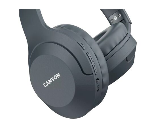 Навушники Canyon BTHS-3 Dark Grey (CNS-CBTHS3DG), зображення 4 Навушники Canyon BTHS-3 Dark Grey (CNS-CBTHS3DG), зображення 4