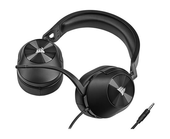Навушники Corsair HS55 Stereo Headset Carbon (CA-9011260-EU), зображення 5 Навушники Corsair HS55 Stereo Headset Carbon (CA-9011260-EU), зображення 5