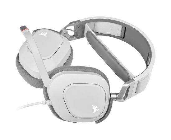 Наушники Corsair HS80 RGB USB Headset White (CA-9011238-EU), изображение 4 Наушники Corsair HS80 RGB USB Headset White (CA-9011238-EU), изображение 4