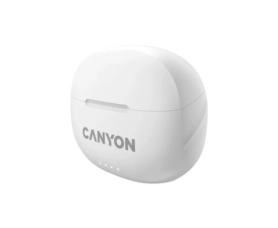 Наушники Canyon TWS-8 White (CNS-TWS8W), изображение 4 Наушники Canyon TWS-8 White (CNS-TWS8W), изображение 4