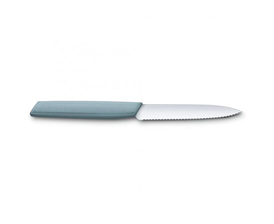 Кухонный нож Victorinox Swiss Modern Paring Serrate 10см Blue (6.9006.10W21), изображение 2 Кухонный нож Victorinox Swiss Modern Paring Serrate 10см Blue (6.9006.10W21), изображение 2