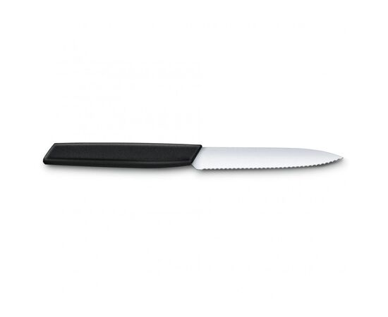 Кухонный нож Victorinox Swiss Modern Paring Serrate 10см Black (6.9003.10W), изображение 2 Кухонный нож Victorinox Swiss Modern Paring Serrate 10см Black (6.9003.10W), изображение 2