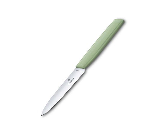 Кухонный нож Victorinox Swiss Modern Paring 10см Green (6.9006.1042), изображение 3 Кухонный нож Victorinox Swiss Modern Paring 10см Green (6.9006.1042), изображение 3