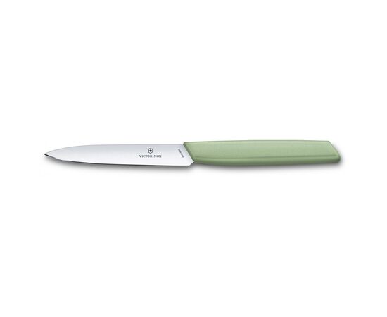 Кухонный нож Victorinox Swiss Modern Paring 10см Green (6.9006.1042)