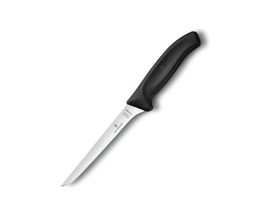 Кухонный нож Victorinox SwissClassic Boning Flex 15см Black (6.8413.15G), изображение 2 Кухонный нож Victorinox SwissClassic Boning Flex 15см Black (6.8413.15G), изображение 2