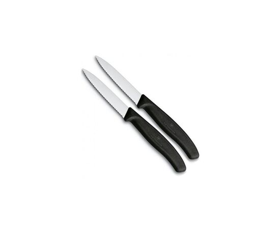 Набор ножей Victorinox SwissClassic Paring 2 шт 8см Black (6.7633.B), изображение 2 Набор ножей Victorinox SwissClassic Paring 2 шт 8см Black (6.7633.B), изображение 2