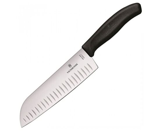 Кухонный нож Victorinox SwissClassic Santoku 17см Black (6.8523.17G), изображение 2