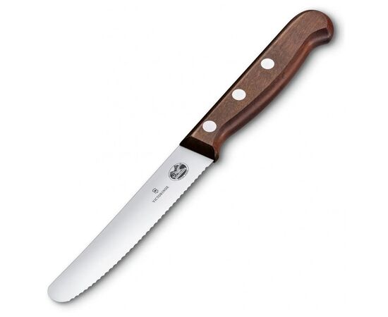 Кухонный нож Victorinox Wood Tomato and Table 11см (5.0830.11G), изображение 2 Кухонный нож Victorinox Wood Tomato and Table 11см (5.0830.11G), изображение 2