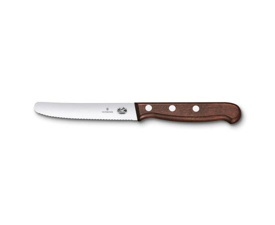 Кухонный нож Victorinox Wood Tomato and Table 11см (5.0830.11G), изображение 3 Кухонный нож Victorinox Wood Tomato and Table 11см (5.0830.11G), изображение 3
