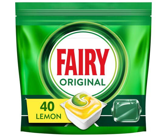 Таблетки для посудомоечных машин Fairy Original All in One Lemon 40 шт. (8001090954466)