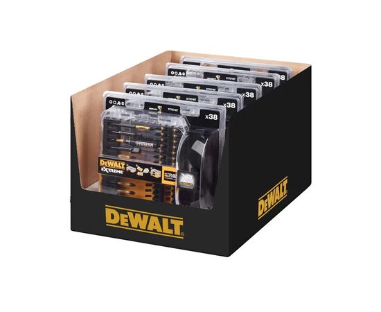 Набор бит DeWALT EXTREME FLEXTORQ,Phillips,Pozidriv,Torx,Slotted,Ph2,Pz3,38 шт, кейс (DT70740T), изображение 2 Набор бит DeWALT EXTREME FLEXTORQ,Phillips,Pozidriv,Torx,Slotted,Ph2,Pz3,38 шт, кейс (DT70740T), изображение 2