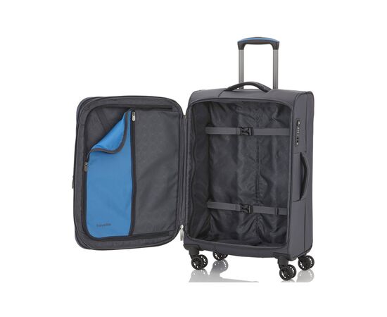 Валіза Travelite CROSSLITE Anthracite L exp (TL089549-04), зображення 5 Валіза Travelite CROSSLITE Anthracite L exp (TL089549-04), зображення 5