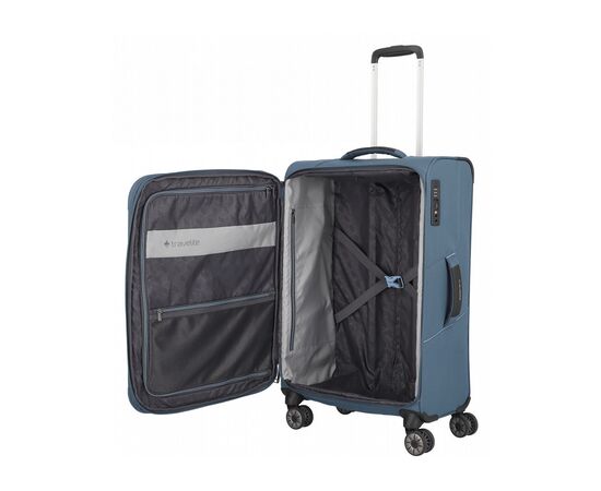 Чемодан Travelite SKAII Blue M exp (TL092648-25), изображение 6 Чемодан Travelite SKAII Blue M exp (TL092648-25), изображение 6