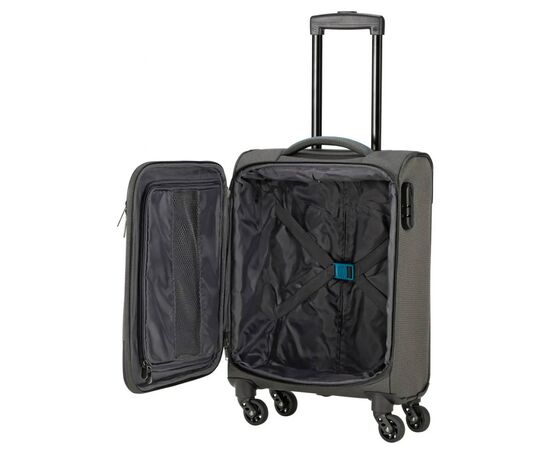Чемодан Travelite STORY Anthracite S +сумка 12л (TL091141-04), изображение 3 Чемодан Travelite STORY Anthracite S +сумка 12л (TL091141-04), изображение 3