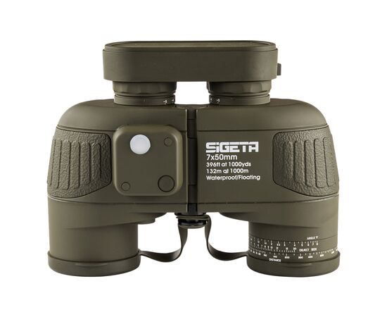 Бинокль Sigeta Admiral 7x50 Military Floating/Compass/Reticle (65810), изображение 4 Бинокль Sigeta Admiral 7x50 Military Floating/Compass/Reticle (65810), изображение 4