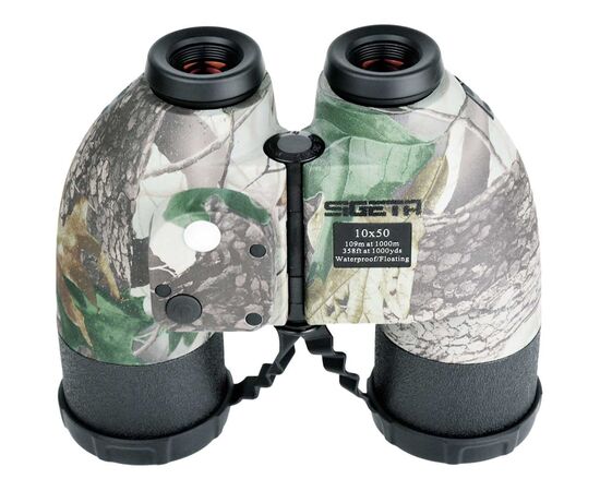 Бинокль Sigeta General 10x50 Camo Floating/Compass/Reticle (65860), изображение 2 Бинокль Sigeta General 10x50 Camo Floating/Compass/Reticle (65860), изображение 2