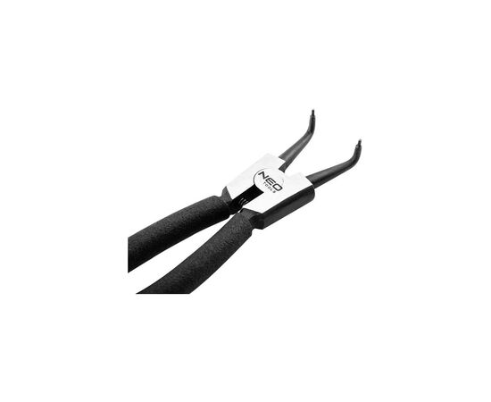 Щипцы Neo Tools для стопорных колец, наружные, изогнутые, диапазон 19-60 мм, CrV, 170 мм (01-093), изображение 3 Щипцы Neo Tools для стопорных колец, наружные, изогнутые, диапазон 19-60 мм, CrV, 170 мм (01-093), изображение 3