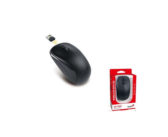 Мышка Genius NX-7000 Wireless Black (31030027400), изображение 2 Мышка Genius NX-7000 Wireless Black (31030027400), изображение 2