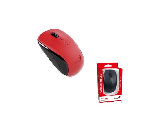 Мышка Genius NX-7000 Wireless Red (31030027403), изображение 2 Мышка Genius NX-7000 Wireless Red (31030027403), изображение 2