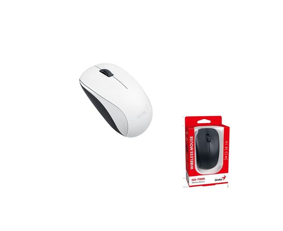 Мишка Genius NX-7000 Wireless White (31030027401), зображення 2 Мишка Genius NX-7000 Wireless White (31030027401), зображення 2